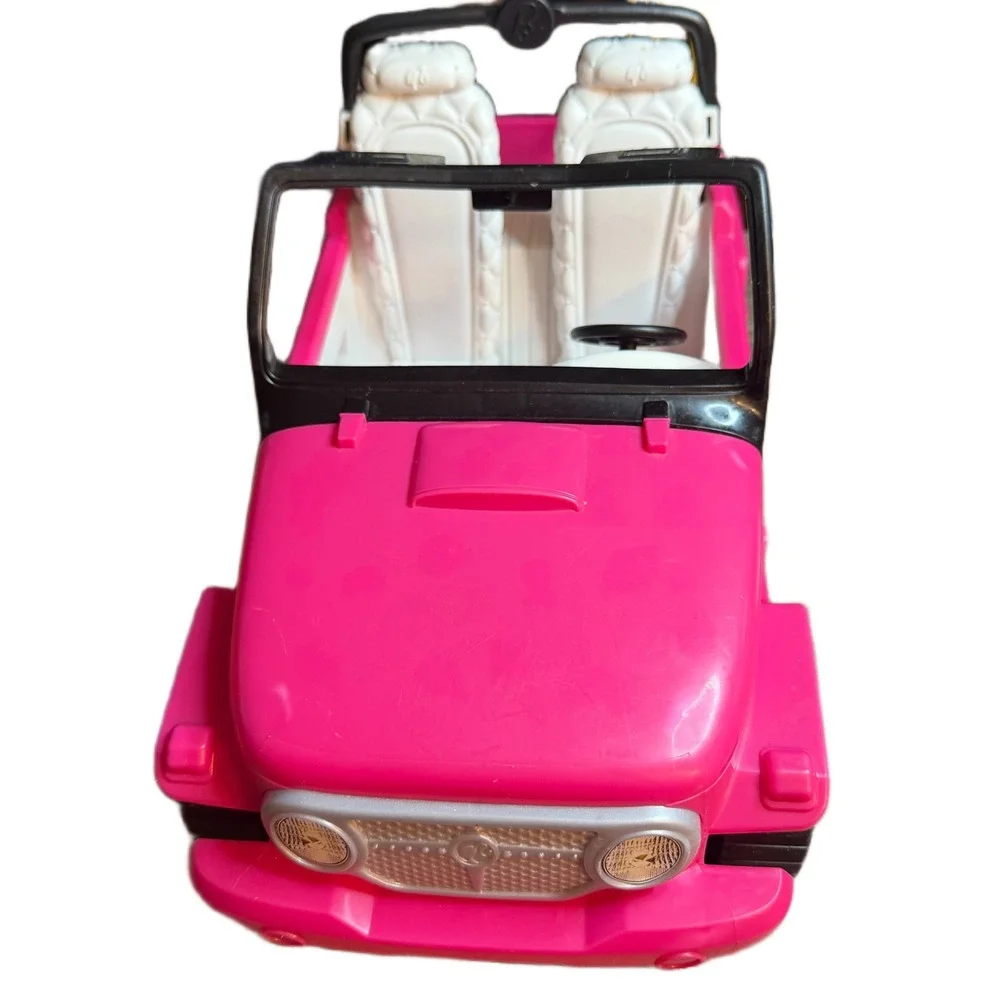 Mattel Barbie Pink Off-Road Beach Cruiser 2-Seater Doll Vehicle Toy Car 2012